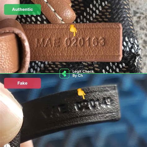 goyard st louis fake vs real|goyard leather bag serial number.